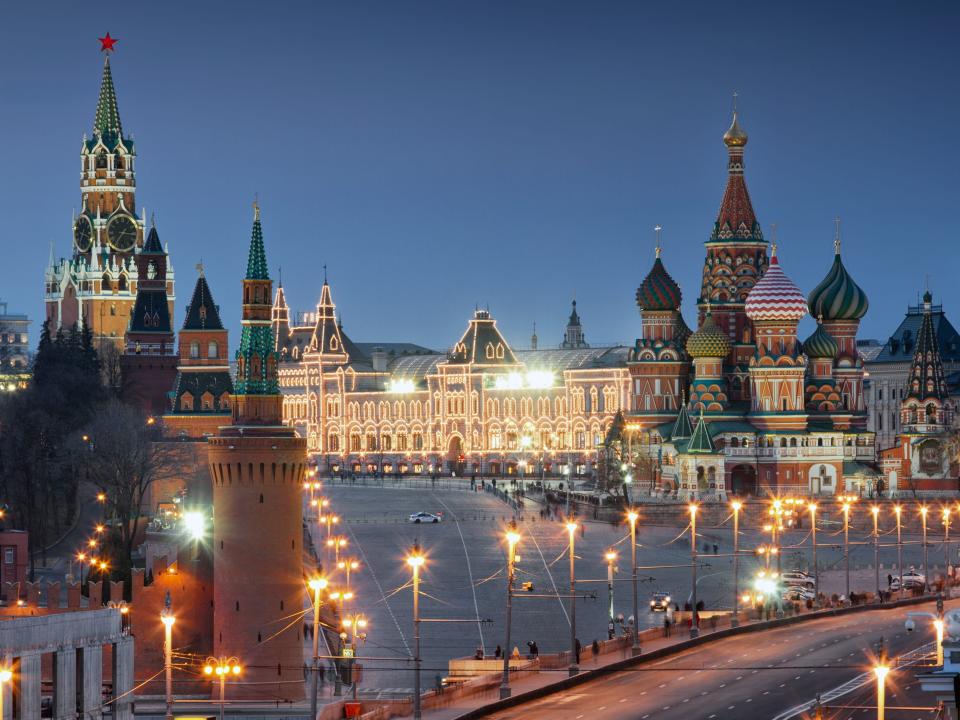 red square moscow kremlin