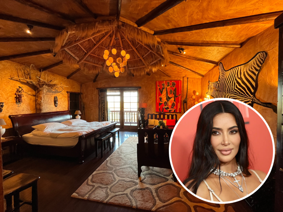 Die Afrika-Suite im Hotel Rangá, in der Kim Kardashian 2016 wohnte. - Copyright: Talia Lakritz/Insider; Dimitrios Kambouris/Getty Images