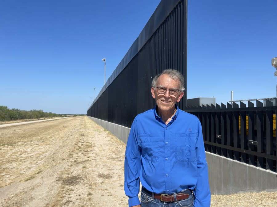 Jim Chapman is president of the nonprofit Friends of the Wildlife Corridor. (Sandra Sanchez/Border Report)