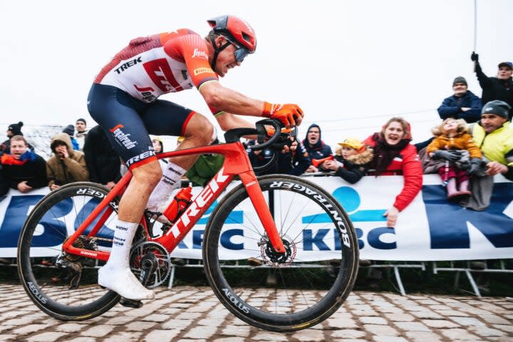 <span class="article__caption">Pedersen’s ride to third at Tour of Flanders was one for the ages.</span> (Photo: Gruber Images)