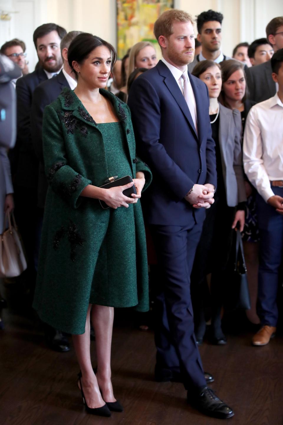 The Duke and Duchess of Sussex met with young Canadians at the event [Photo: Getty]