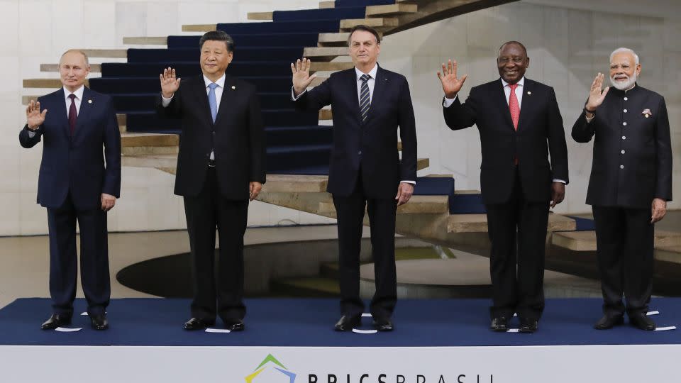 BRICS leaders gather in Brazil in 2019. - Sergio Lima/AFP/Getty Images