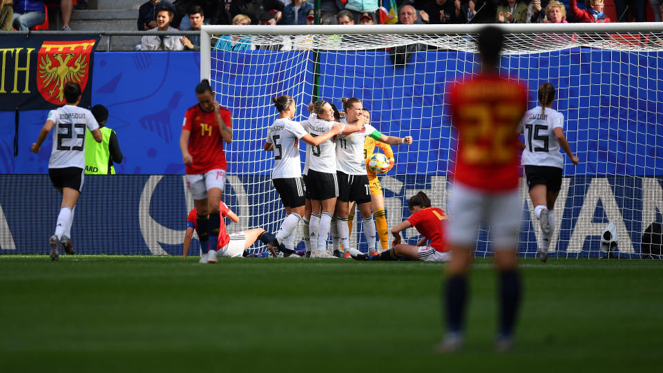 Auch gegen Spanien durften die DFB-Mädels am Ende jubeln. (Bild: Getty Images)