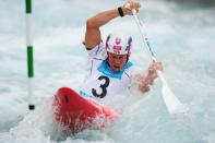 <p>Who knew canoe racing, better known as the slalom, was so cutthroat? The rules state that if an athlete misses one of the 18-25 gates on the course, they are given a <a href="https://tokyo2020.org/en/sports/canoe-slalom/" rel="nofollow noopener" target="_blank" data-ylk="slk:50-second penalty;elm:context_link;itc:0;sec:content-canvas" class="link ">50-second penalty</a> on their final time. </p>