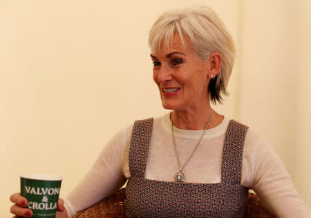 FILE PHOTO - Judy Murray speaks during an interview at the Edinburgh Book Festival, in Edinburgh, Scotland, August 15, 2017. REUTERS/Russell Cheyne