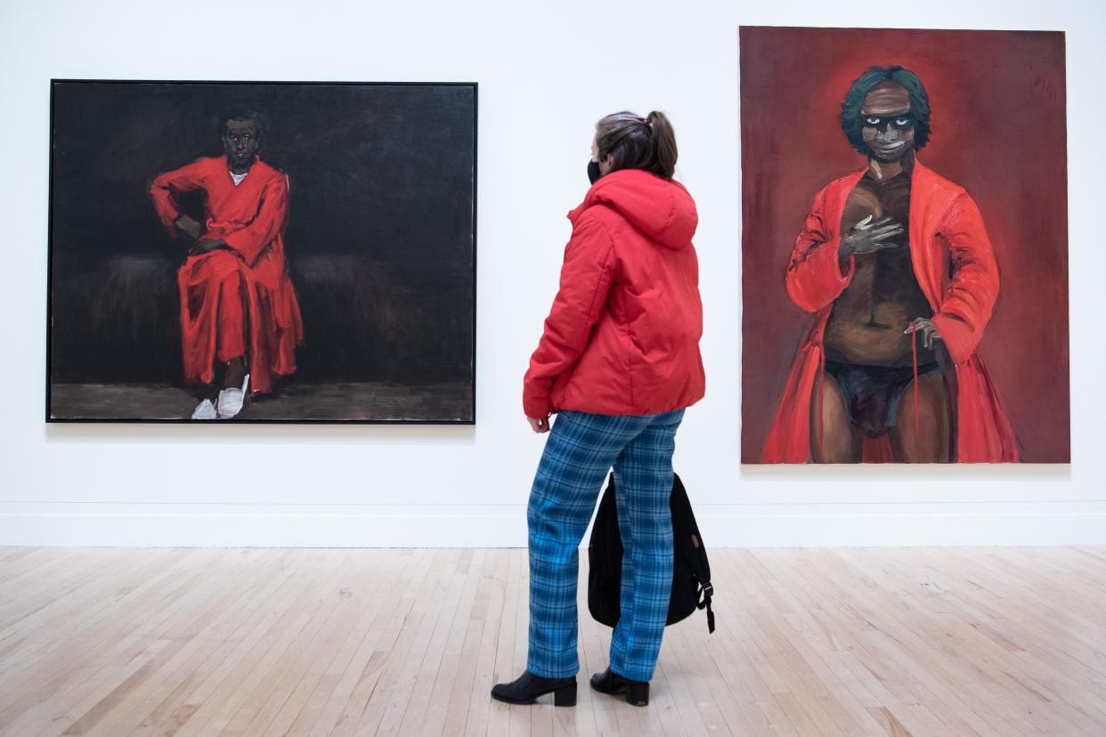 <p>Lynette Yiadom-Boakye’s show at Tate Britain</p> (Getty Images)