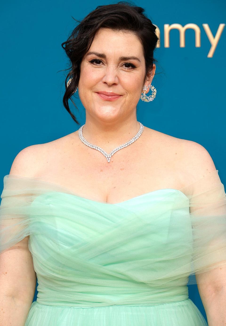 Melanie Lynskey attends the 74th Primetime Emmys at Microsoft Theater on September 12, 2022 in Los Angeles, California.