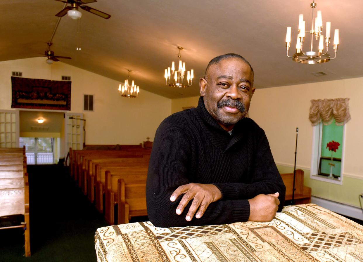 The Rev. Michael A. Pressley Sr. serves as senior pastor of Mount Zion Church of God in Christ in Canton and is founder of the H.O.P.E. Coalition, which is working to raise awareness of opioid addiction and overdoses in the Black community.