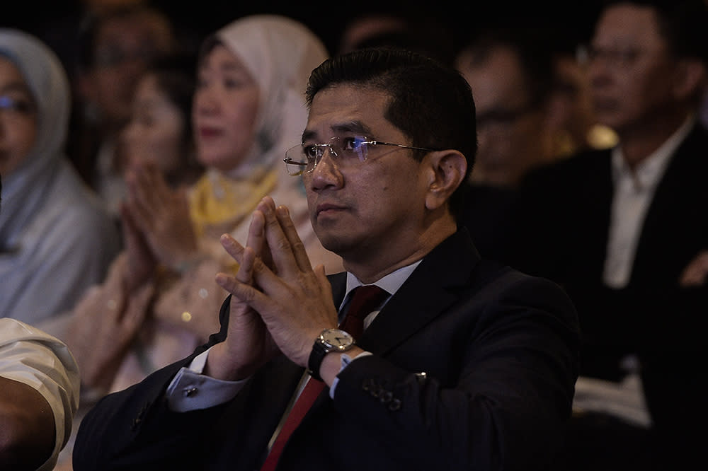 Economic Affairs Minister Datuk Seri Azmin Ali attends the launch of Project Idaman 2019 at SUK Shah Alam June 18, 2019. — Picture by Miera Zulyana