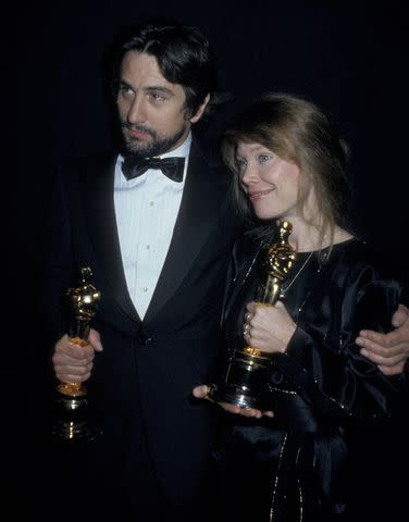 <p>Ron Galella Collection via Getty</p> A young Robert De Niro and Sissy Spacek