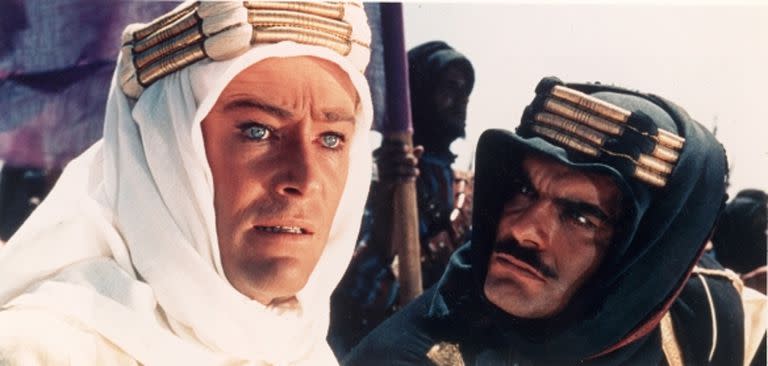 Peter O'Toole y Omar Sharif