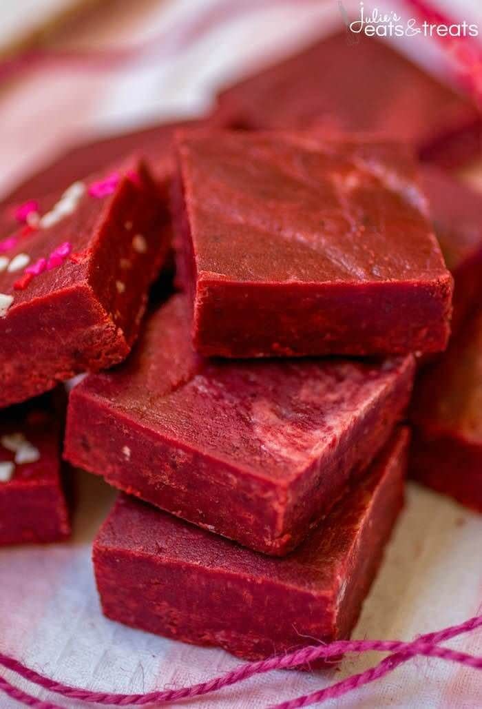 red velvet fudge recipe