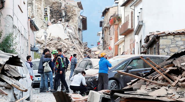 Amatrice. Photo: Reuters/Remo Casilli