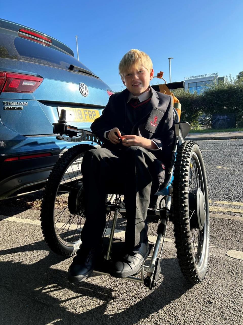 York Press: Bill Gornall in his new powered wheelchair
