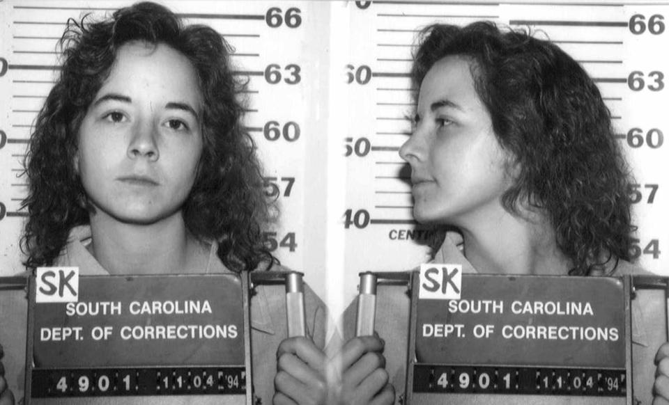 <p>Brooks Kraft LLC/Sygma/Getty</p> Legal identity photograph of Susan Smith