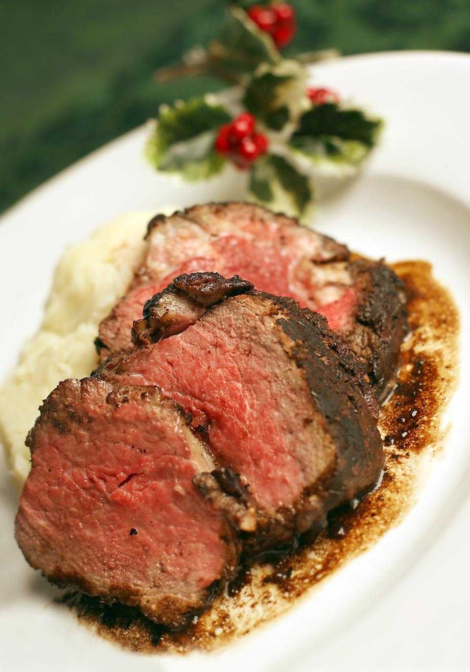 Beef tenderloin is a holiday roast favorite.