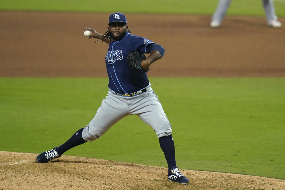 Diego Castillo。（AP Photo/Gregory Bull）