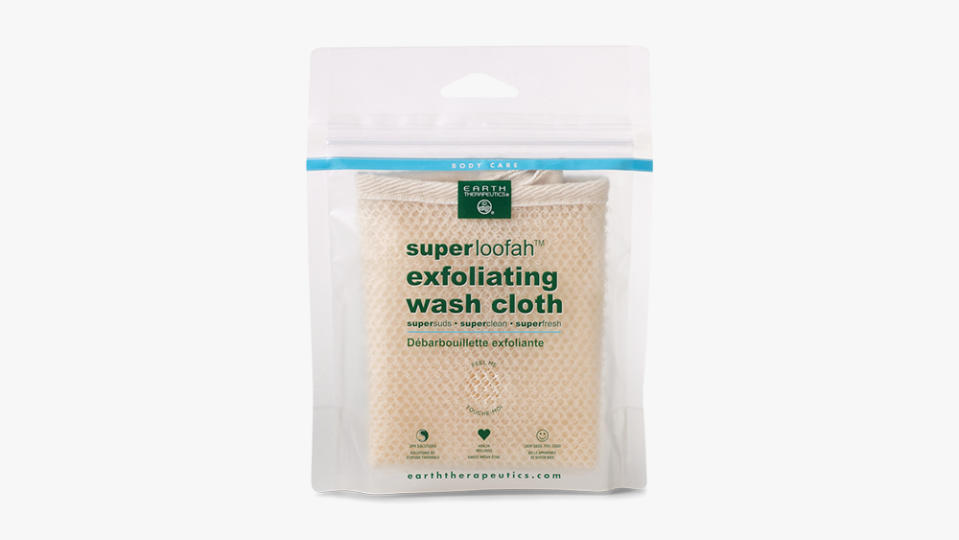 Earth Therapeutics Super Loofah Exfoliating Wash Cloth