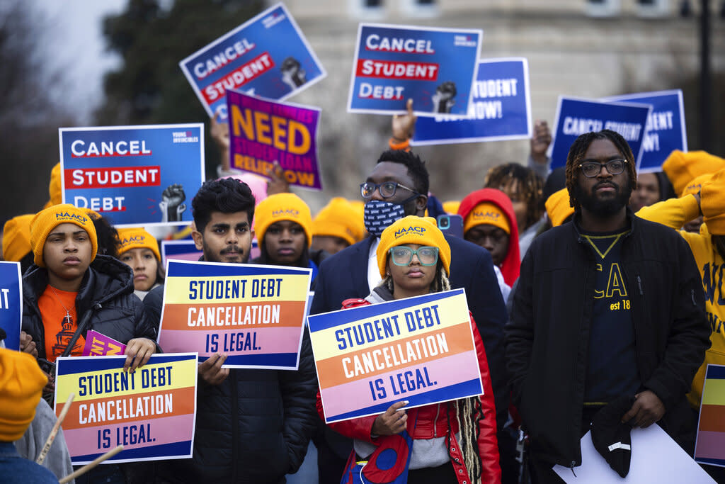 Student Debt Relief Rally at Supreme Court