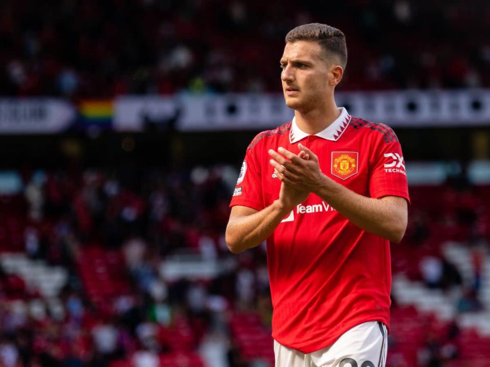 Manchester United full-back Diogo Dalot (Manchester United via Getty Images)