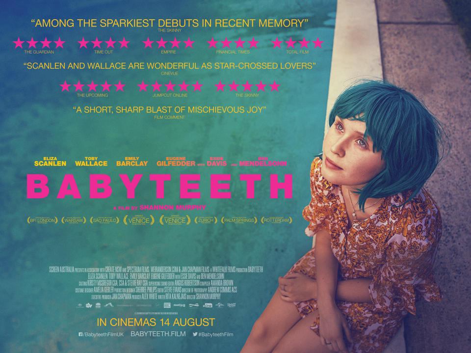 The UK poster for Babyteeth. (Picturehouse Entertainment)