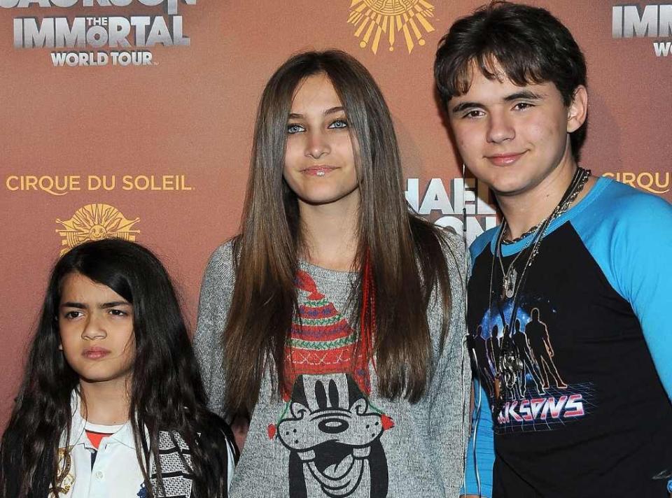 Blanket Jackson, Paris Jackson, Prince Michael Jackson