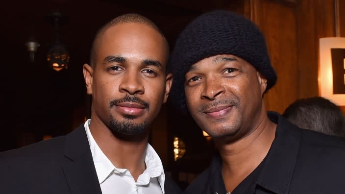 The father-son acting pair of Damon Wayans Jr. (left) and Damon Wayans, set to co-star in a still-in-development CBS sitcom, attend the Walt Disney Animation Studios’ “Big Hero 6” premiere after party at Yamashiro Hollywood in November 2014. (Photo: Alberto E. Rodriguez/Getty Images for Disney)