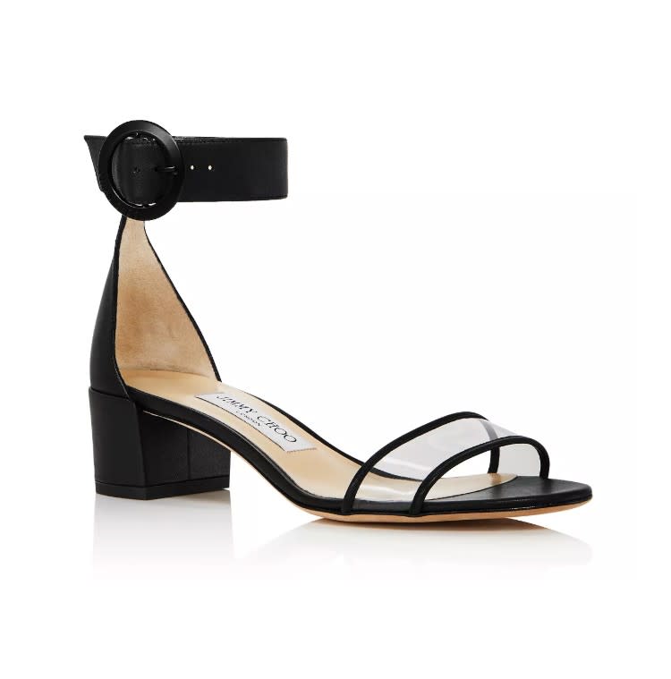 Jimmy Choo Women's Jaimie 40 Block Heel Sandals. (Photo: Bloomingdales)