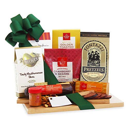 1) California Delicious Gourmet Cheese Board Gift Set