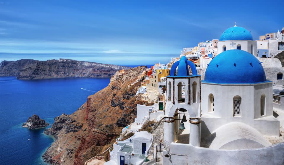 Santorini is the supermodel of the Greek islands.