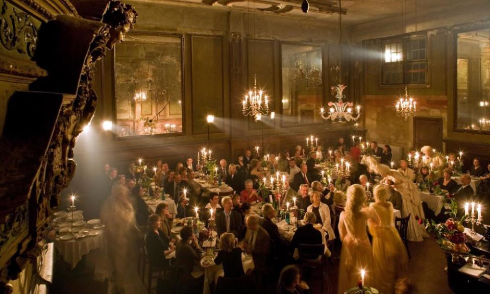 Candlelight party at the Claerchens Ballhaus, Berlin, Germany.