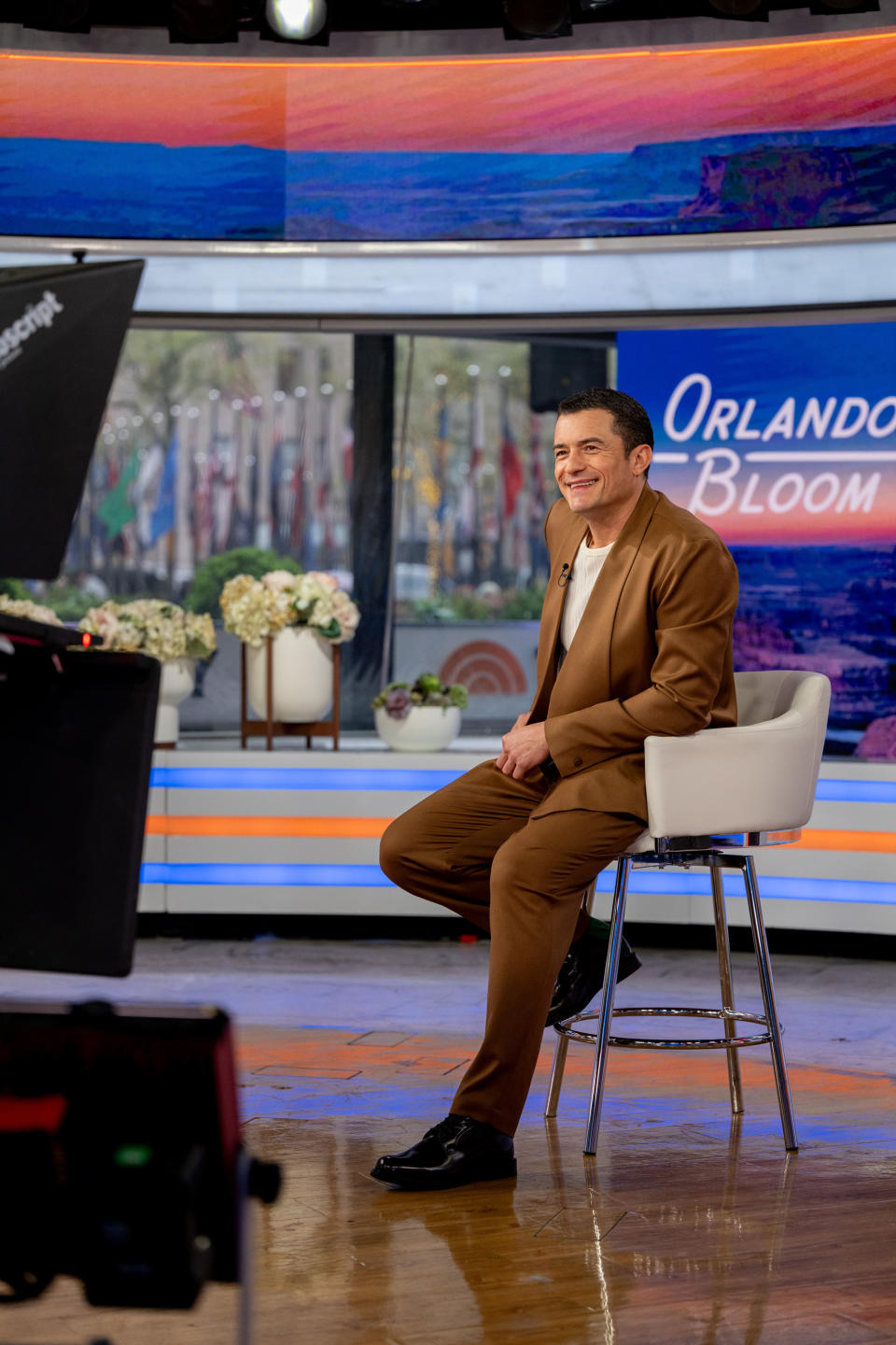 Orlando Bloom on a television show