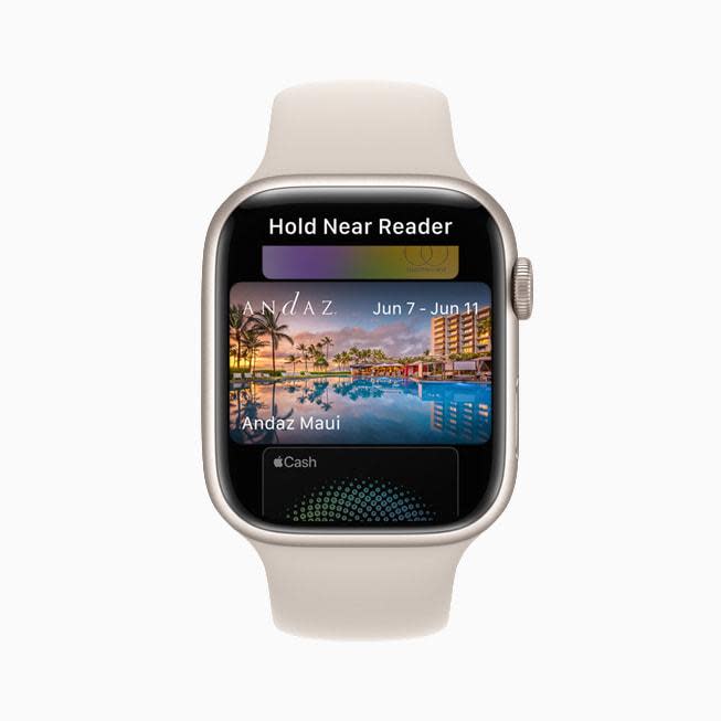 蘋果在Apple Watch Series 7已使用LIPO技術。（圖／翻攝自蘋果官網）