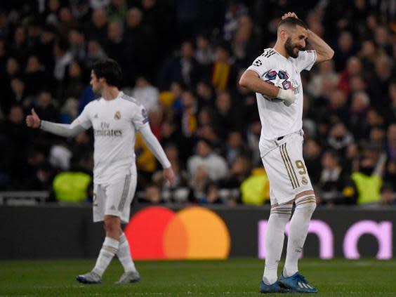 Real were beaten in the first leg (AFP via Getty Images)