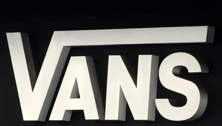 A logo of Vans is seen at a store in Sao Paulo