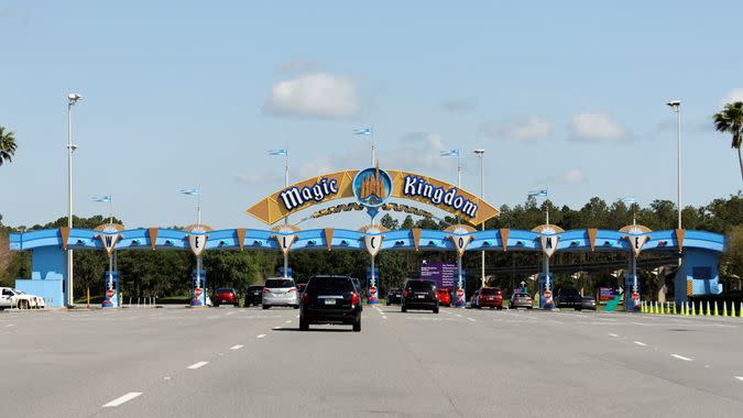 Entrance to Magic Kingdom at Walt Disney World