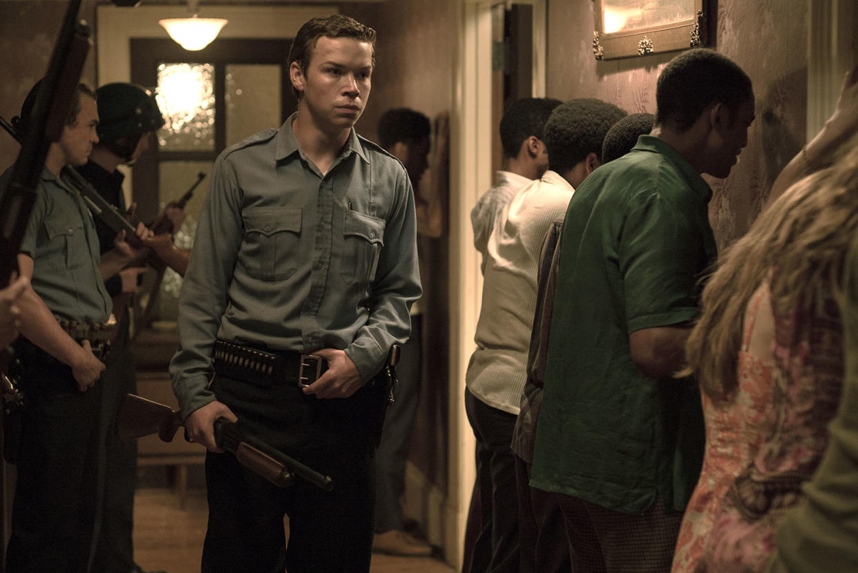 Will Poulter plays a racist cop on the edge in ‘Detroit’ (eOne)