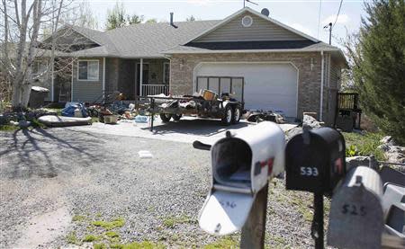 The former home of Megan Huntsman in Pleasant Grove, Utah April 14, 2014. REUTERS/Jim Urquhart