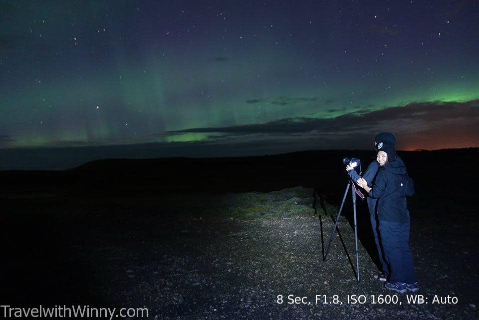 冰島 拍攝極光 iceland northern light aurora