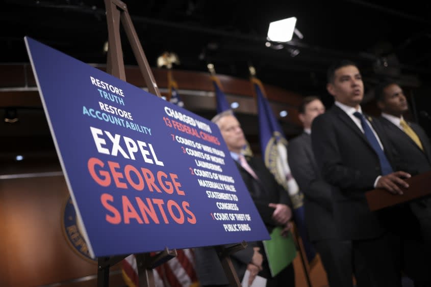 expel george santos sign