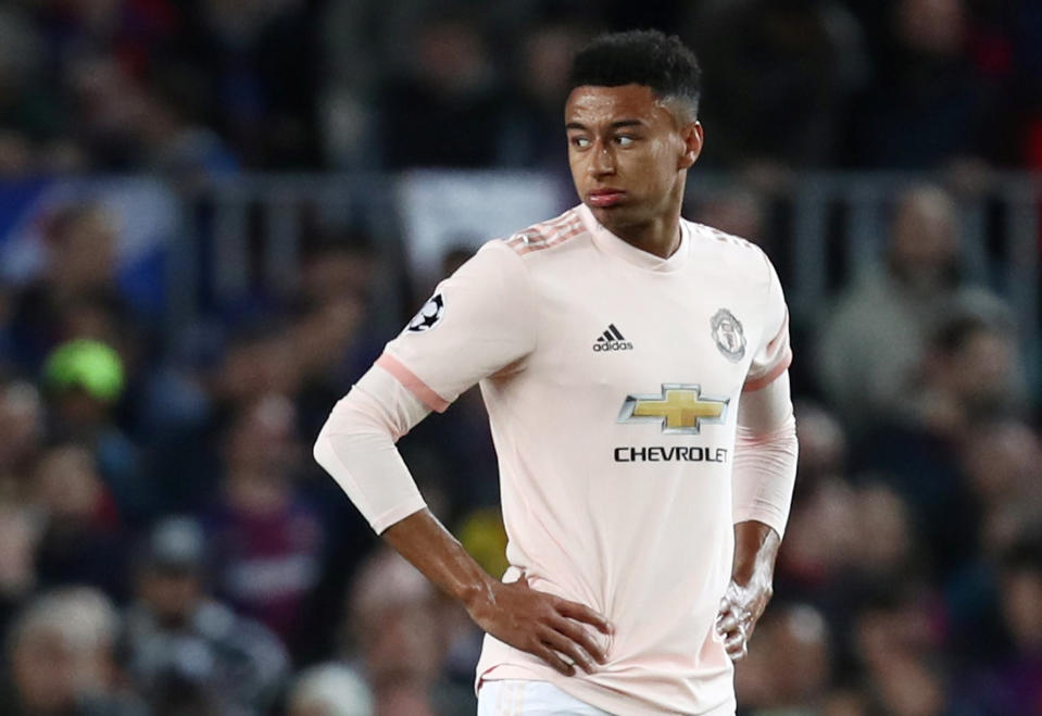 Lingard could hardly hide his disappointment at United’s exit from the tournament