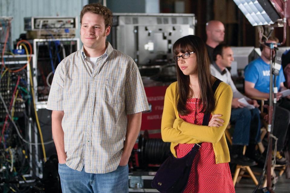 Funny People (2009) SETH ROGEN and AUBREY PLAZA