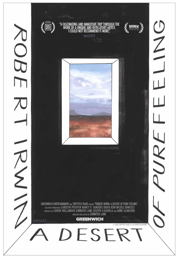 'Robert Irwin: A Desert of Pure Feeling' poster