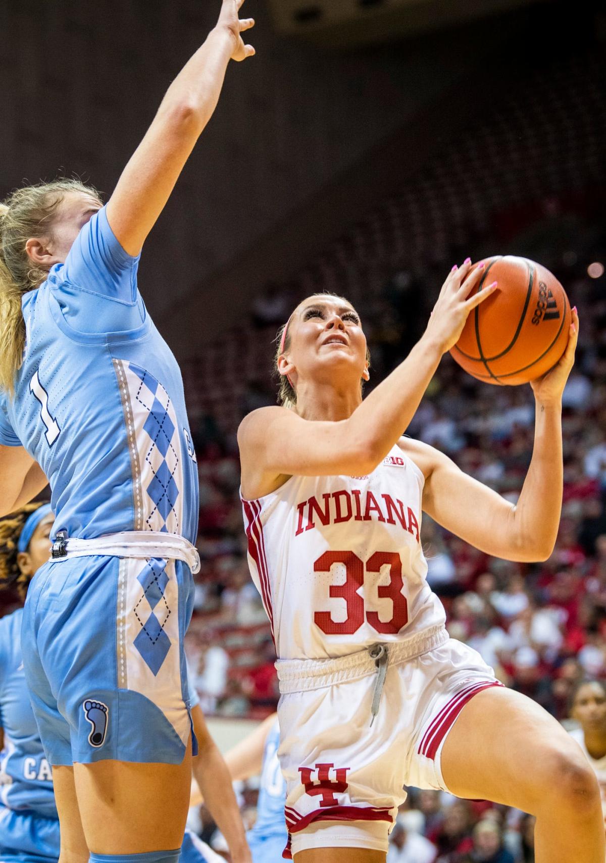 3 reasons IU women's basketball beat UNC Sydney Parrish steps up