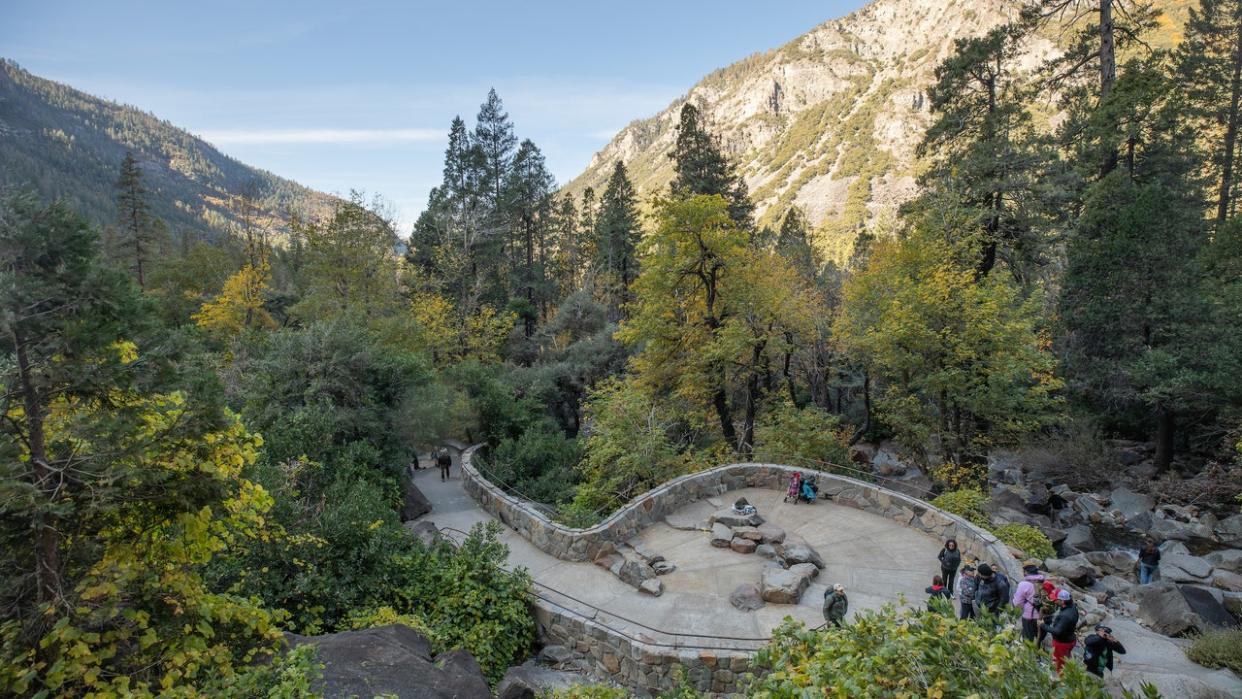 <div>Bridalveil Fall restoration</div> <strong>(Yosemite Conservancy)</strong>