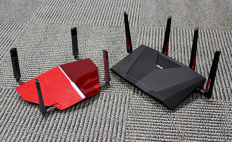 These two routers are pricey but fast. However, if you are prepared to splash the cash, it's better to get a tri-band router.