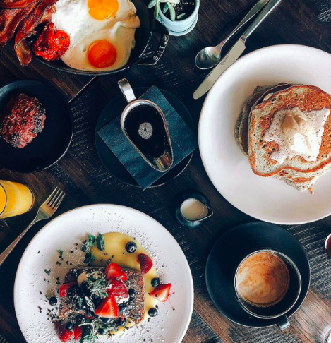 The al- fresco styled restaurant has a ‘paddock-to-plate’ menu. Source: Instagram