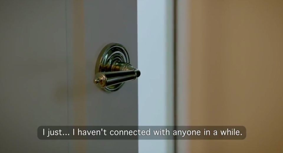 This doorknob is deeply upset that someone kissed Nick first. Source: Ten