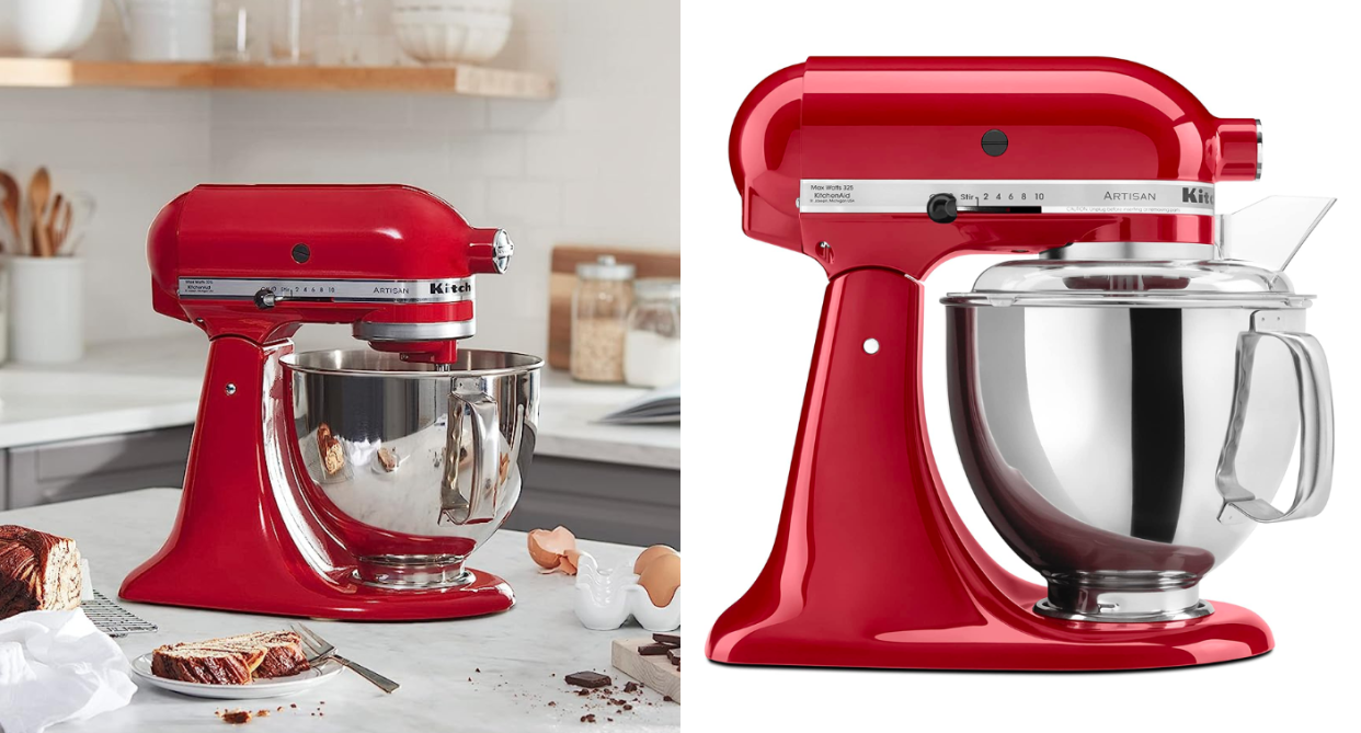 Save on KitchenAid stand mixers and more appliances with Amazon's Black Friday sale. (Photos via Amazon)