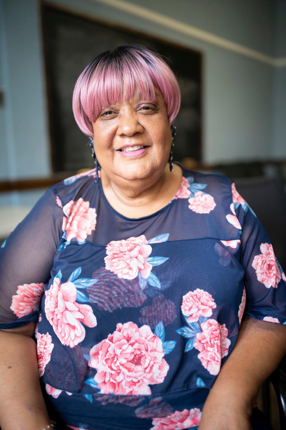 LaVern Long, 74, of Dearborn, said her secret to a long and happy life is eating healthy and "abusing alcohol and smoking is not good," as shared her insights during an interview at St. Patrick Senior Center Inc. in Detroit on July 26, 2023. The Free Press asked seniors to reflect on what the secrets are to living a long and happy life.